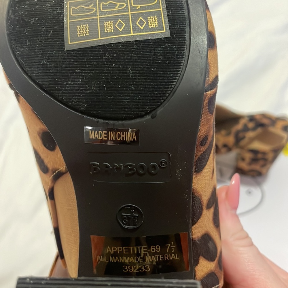 Cheetah Print Heels - Picture 3 of 3
